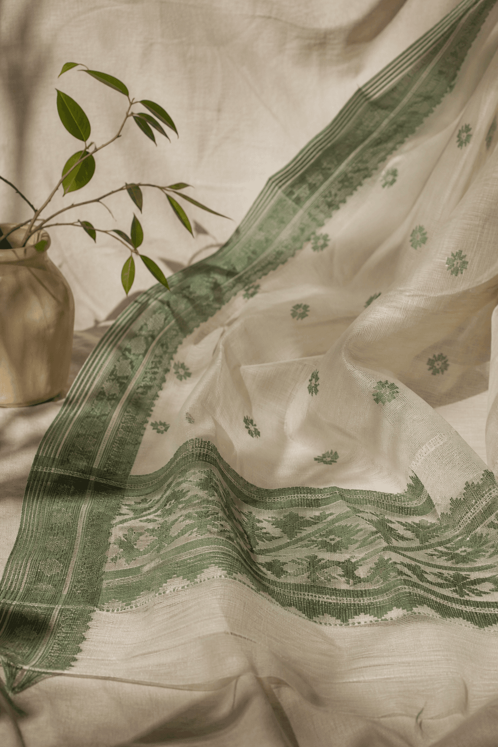 Handloom Jamdani Saree