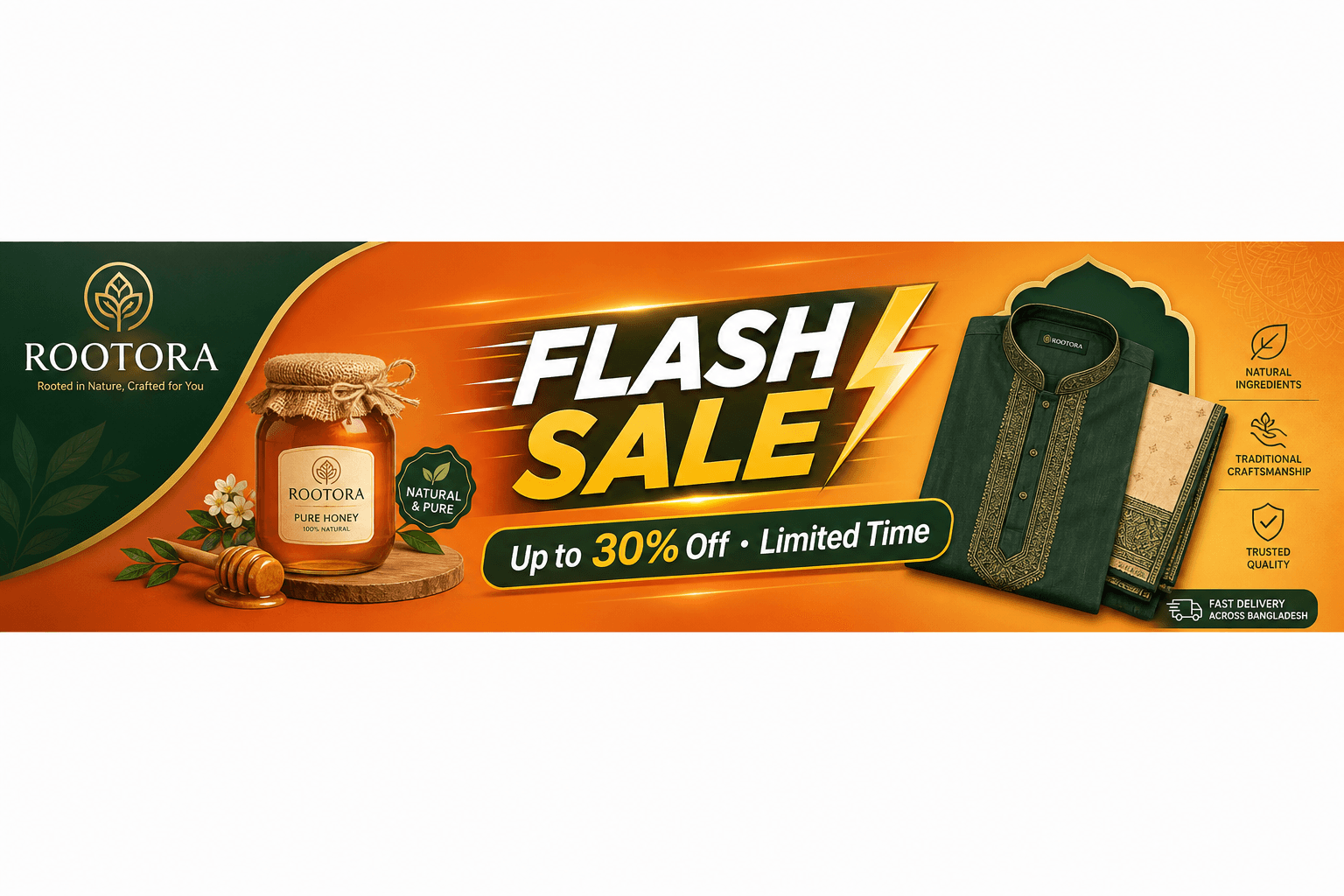 ROOTORA flash sale — limited time offers