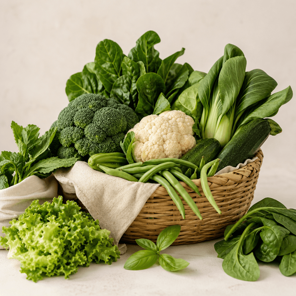 Organic produce collection